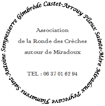 Logo ronde des crèches autour de Miradoux