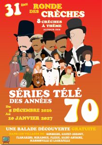 Flyer ronde des crèches édition 2026/2027 créer par l'agence com'postelle